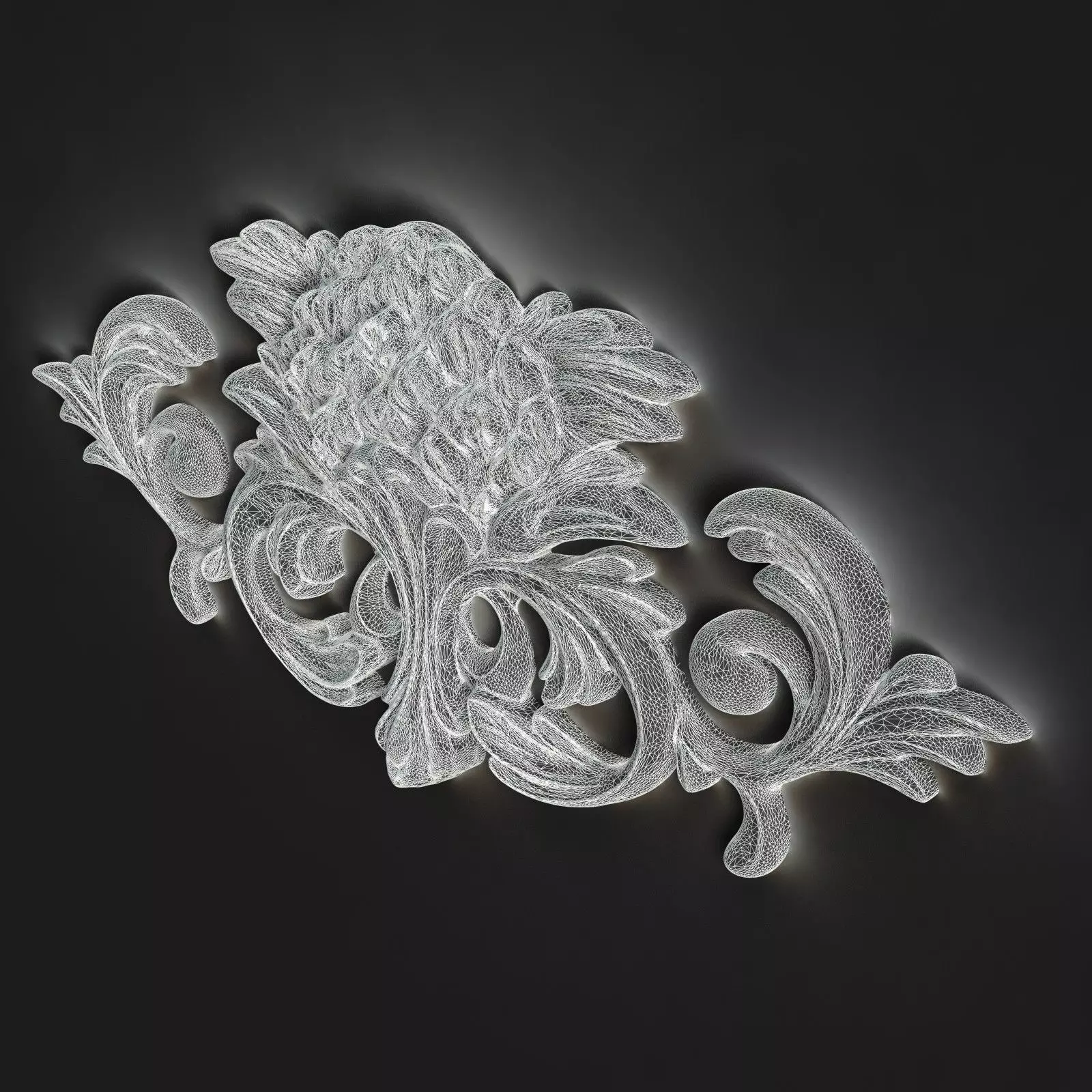 Small Decorative Element for Classic Style Furniture 3D model_6