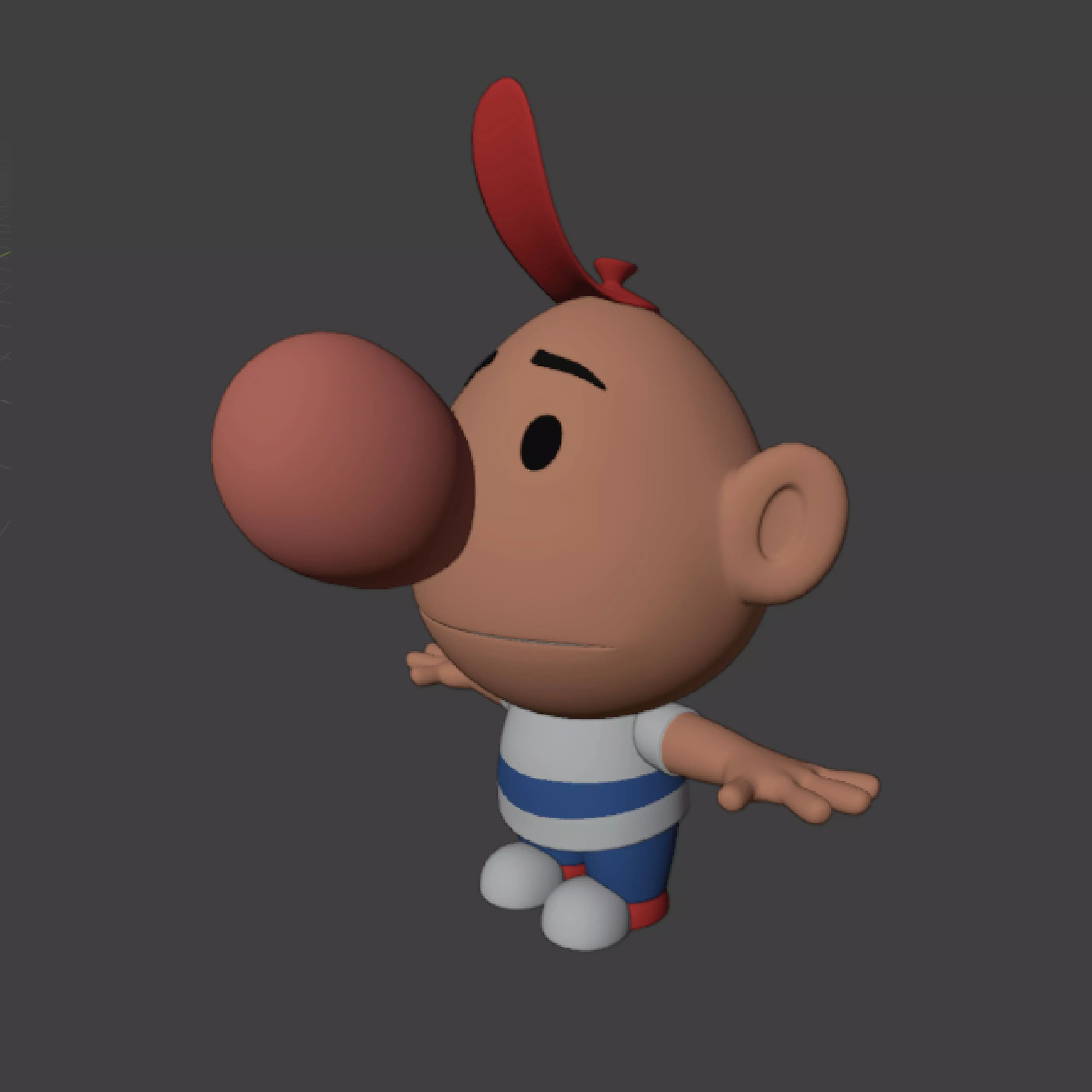 Cartoon Character  3D model_0