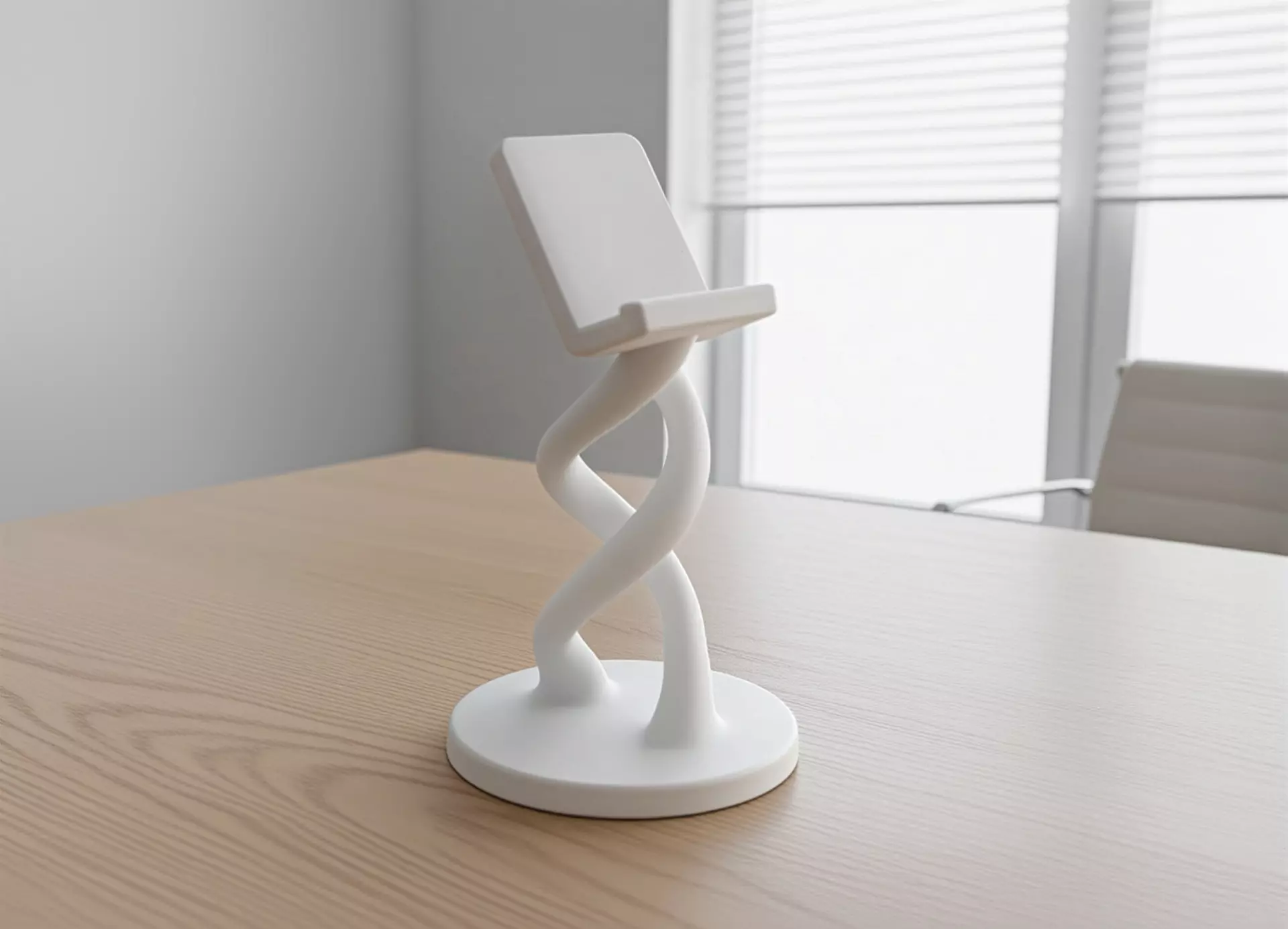 Twisted Phone Holder 3D Printable 3D print model_0