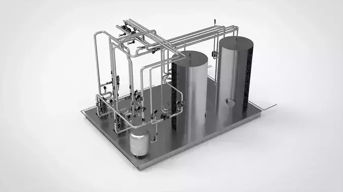 Industrial Boiler Room