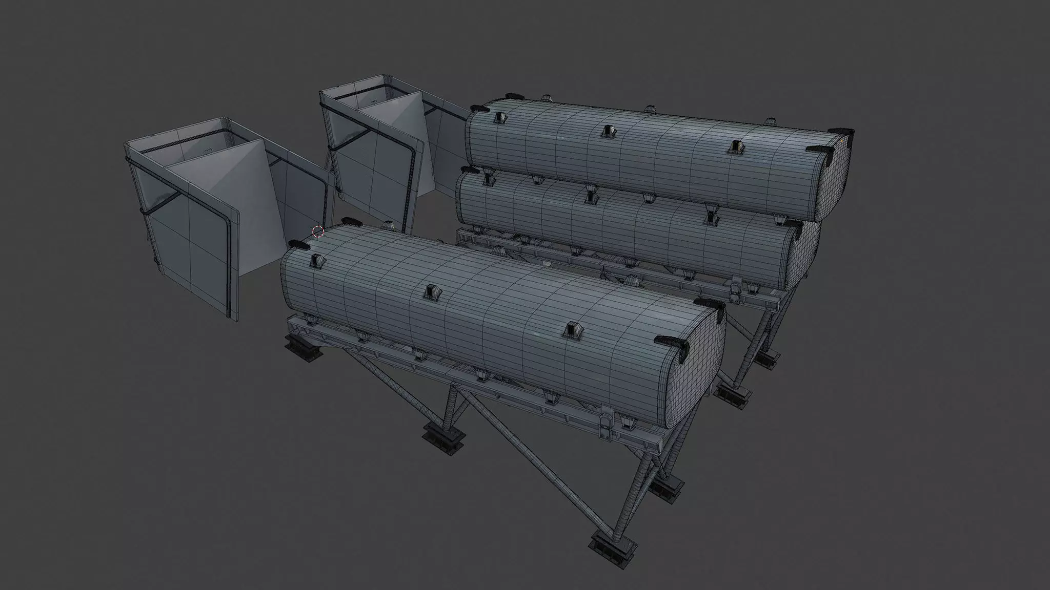 OTOMAT Missile Launchers 3D model_7