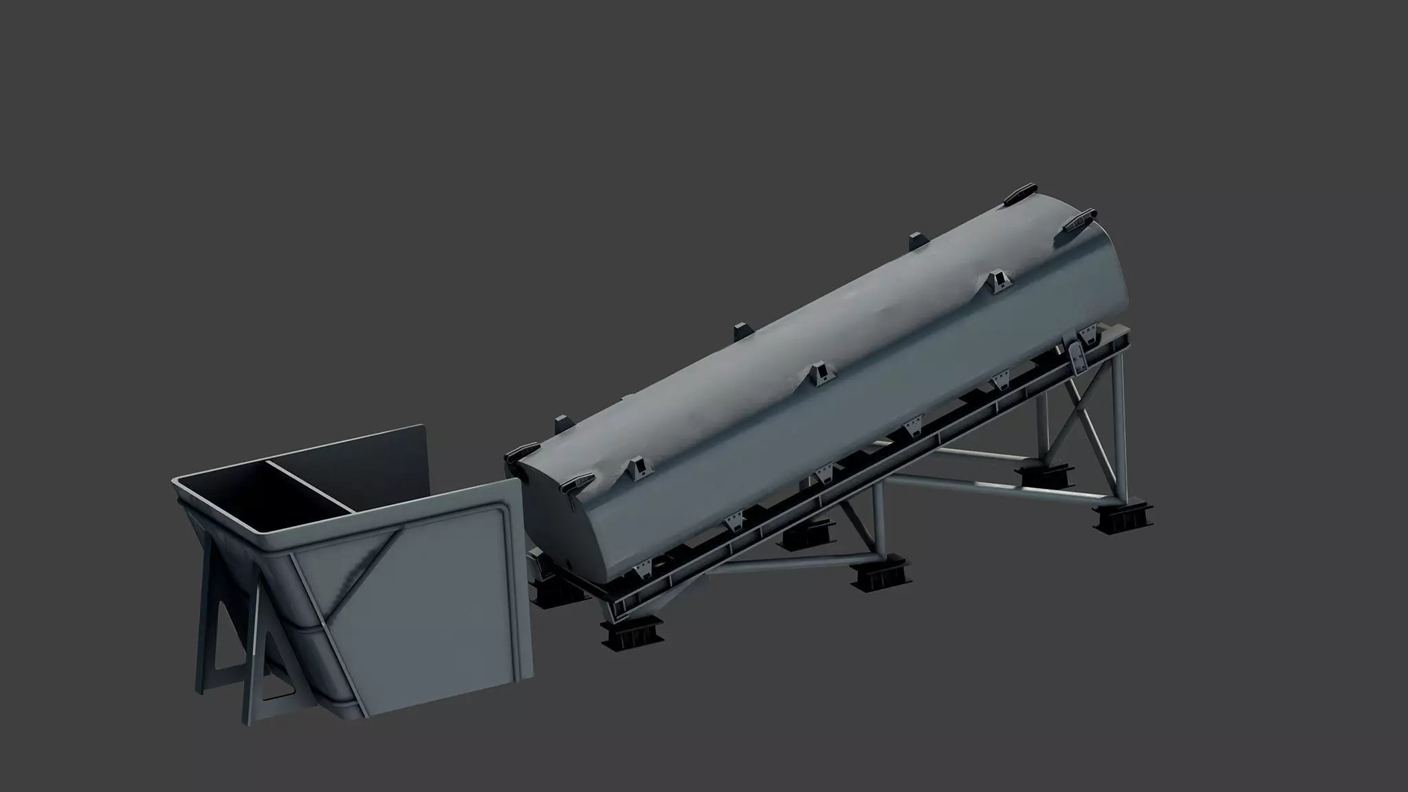 OTOMAT Missile Launchers 3D model_4