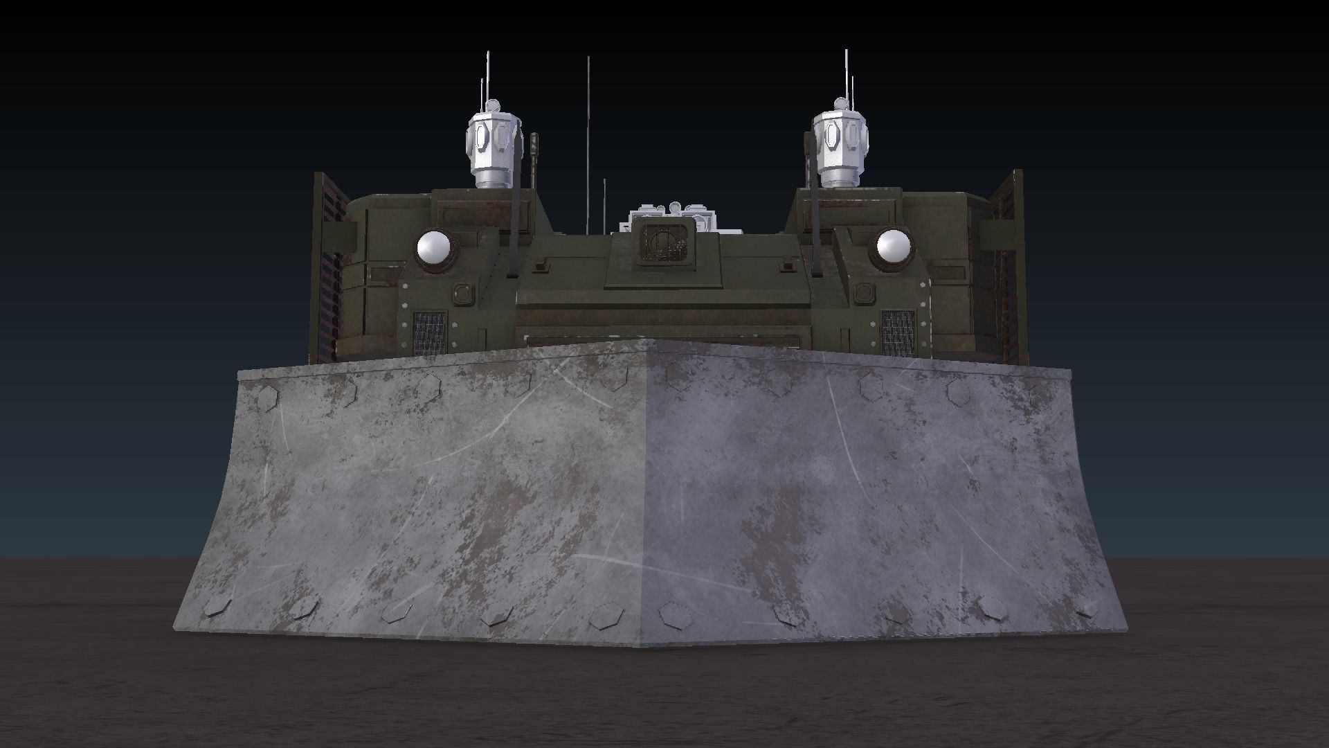 Armored Vehicle high poly concept 3D model_2