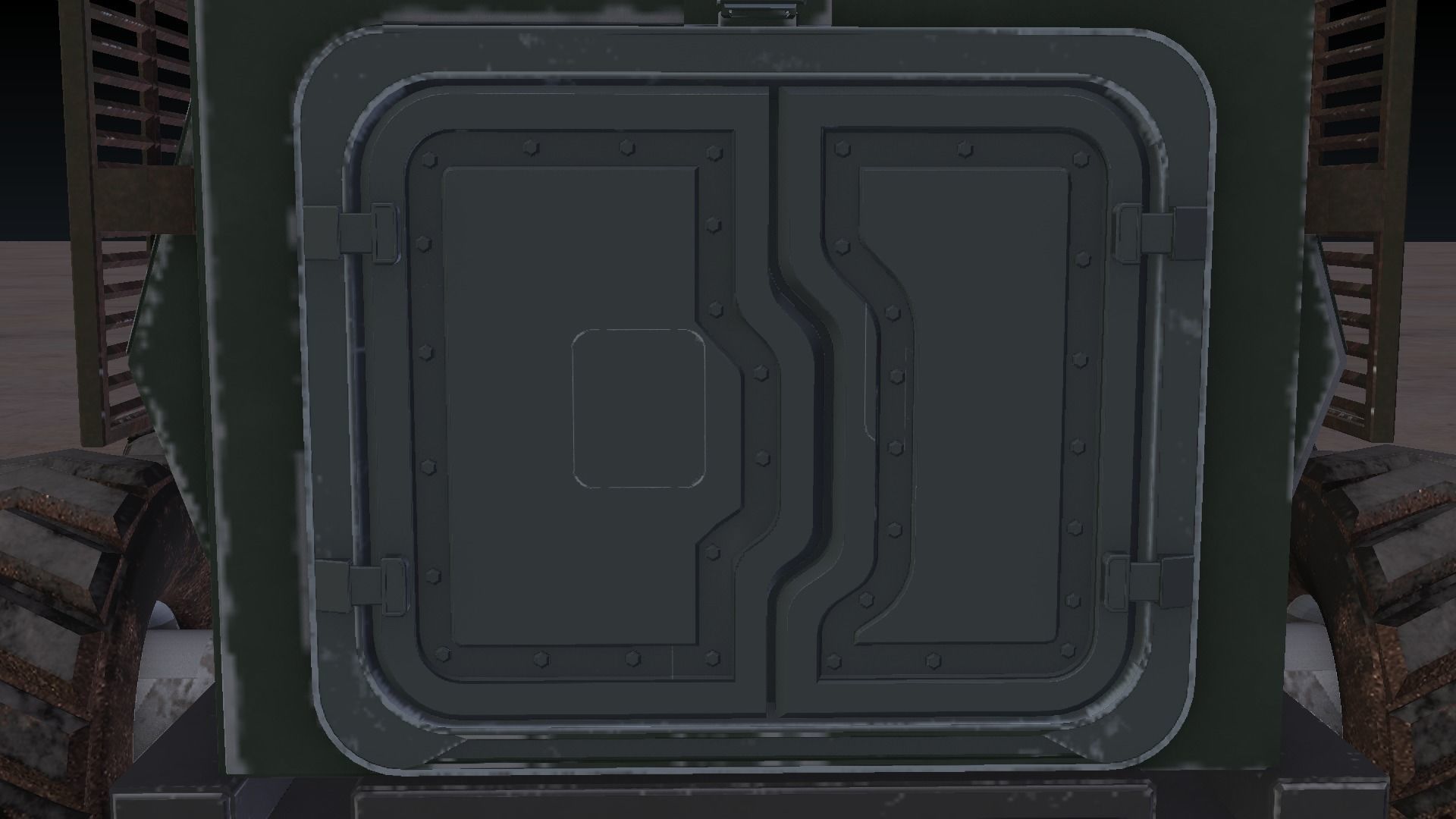 Armored Vehicle high poly concept 3D model_13