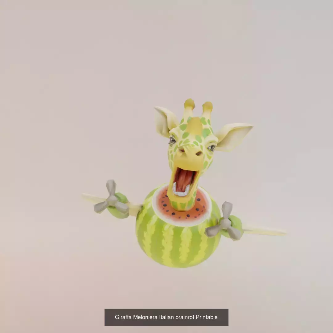 Italian brainrot Characters Printable v5 3D Model Collection_2