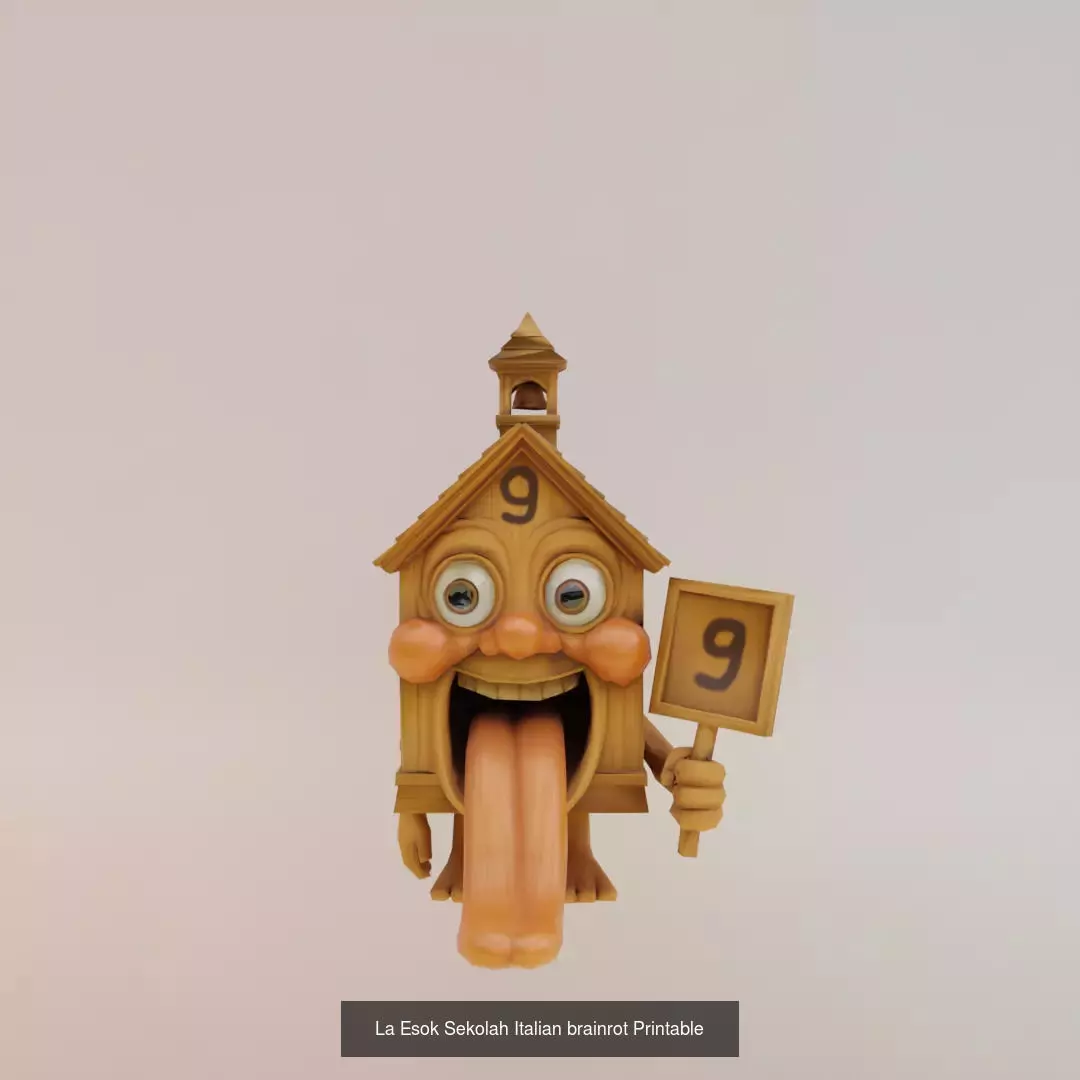 Italian brainrot Characters Printable v5 3D Model Collection_5