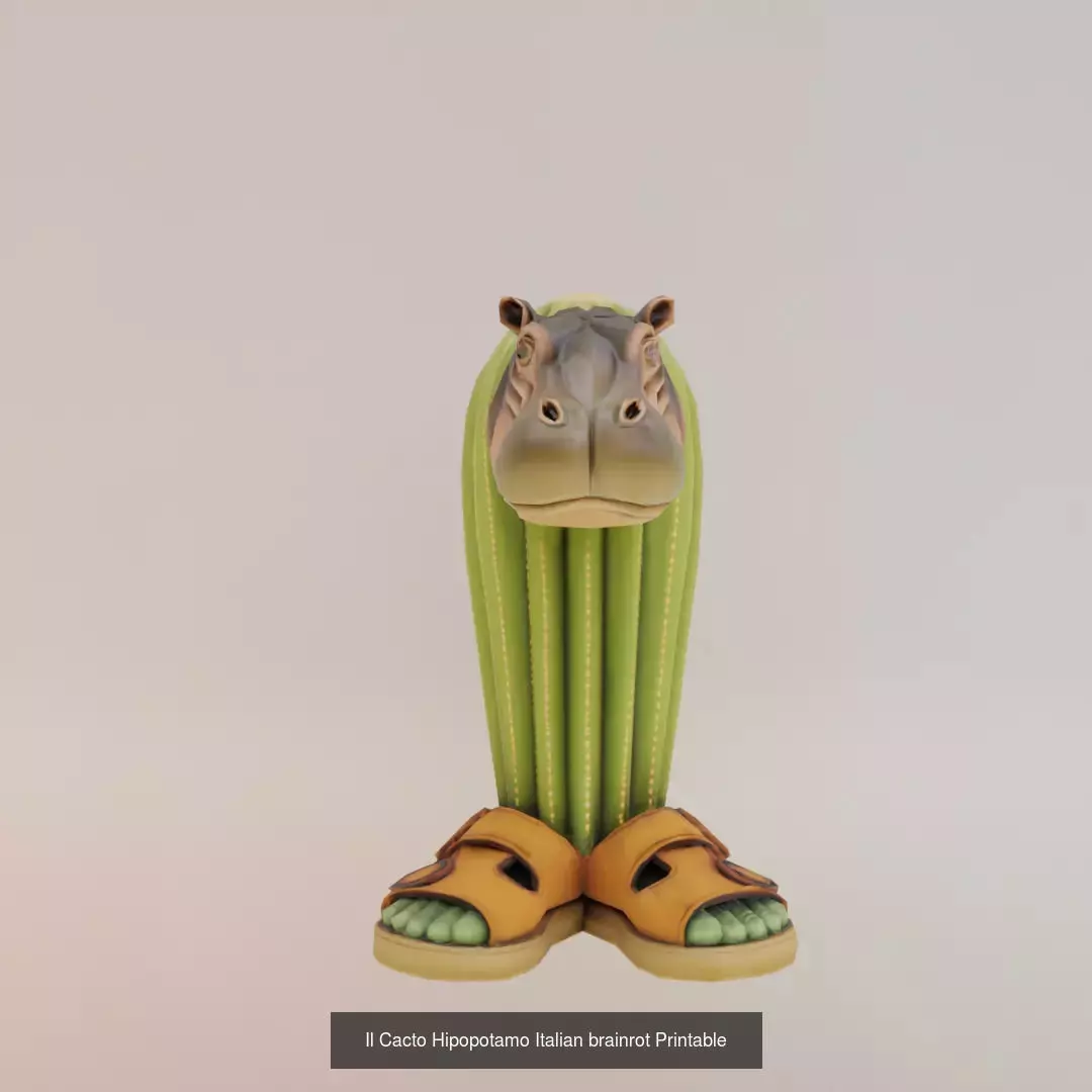 Italian brainrot Characters Printable v5 3D Model Collection_4