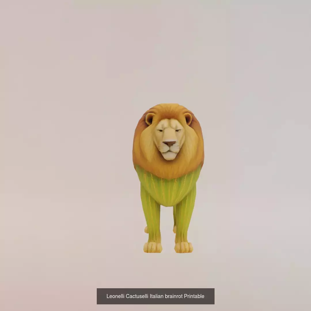 Italian brainrot Characters Printable v5 3D Model Collection_7