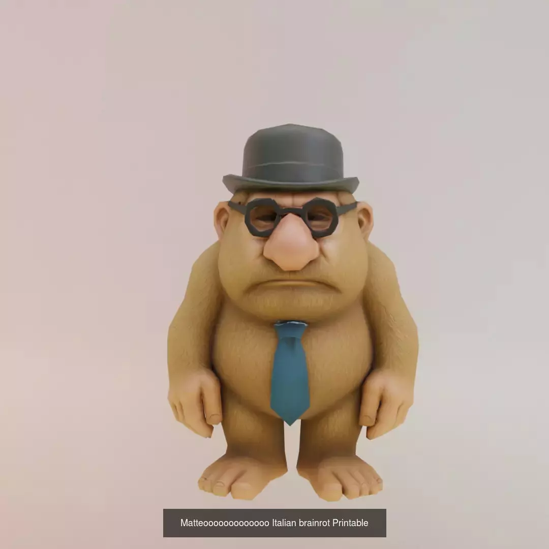Italian brainrot Characters Printable v5 3D Model Collection_10