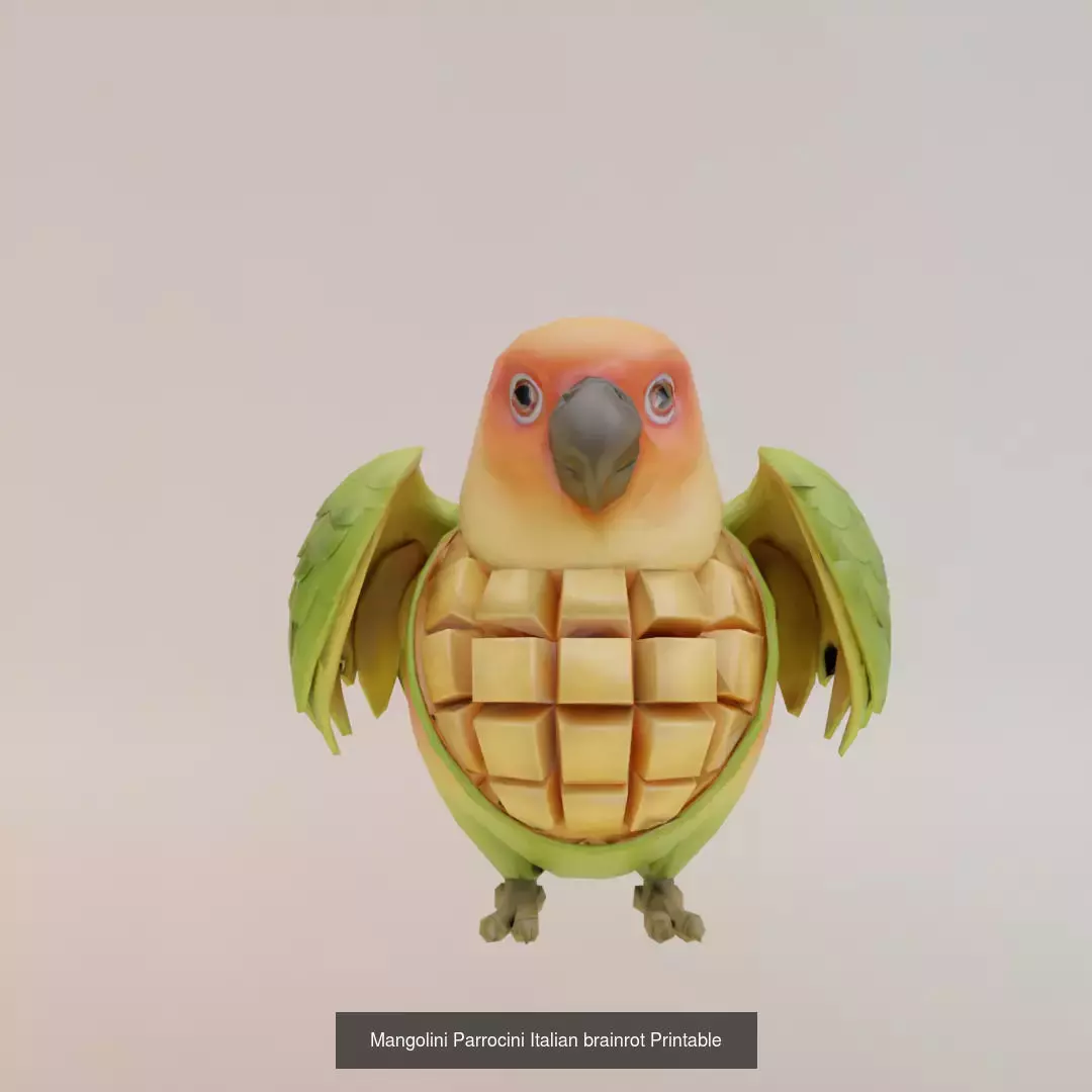 Italian brainrot Characters Printable v5 3D Model Collection_9