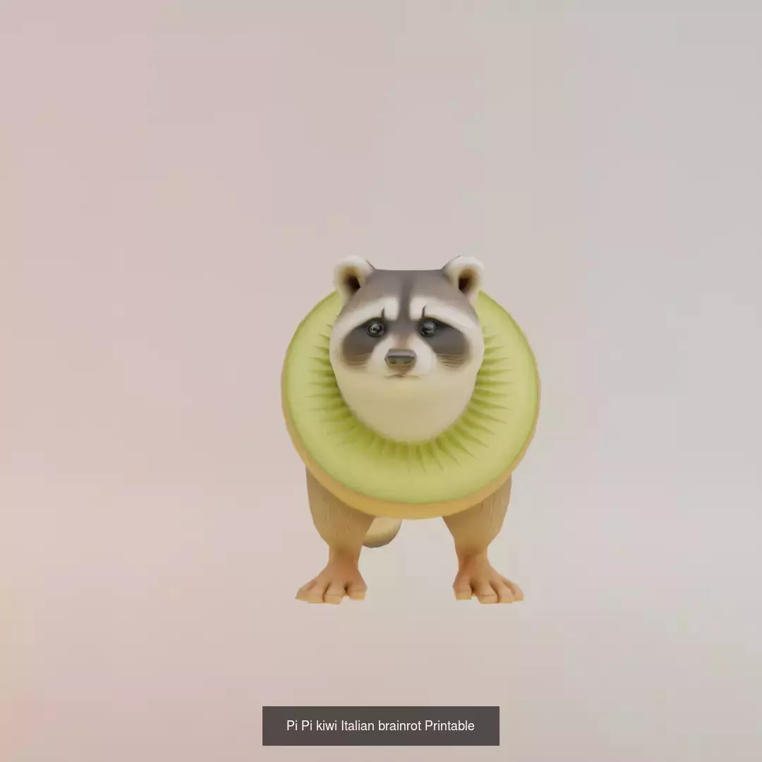 Italian brainrot Characters Printable v6 3D Model Collection_7