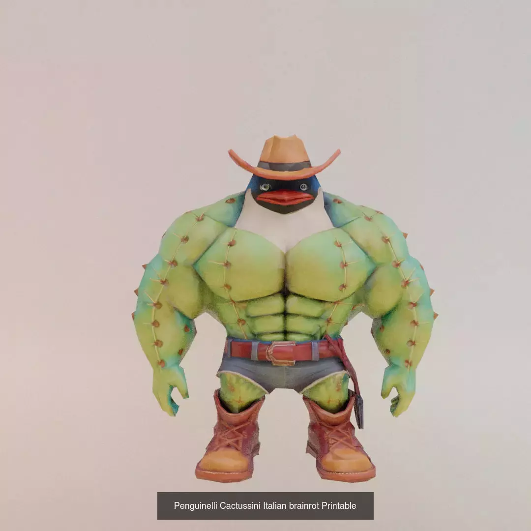 Italian brainrot Characters Printable v6 3D Model Collection_6