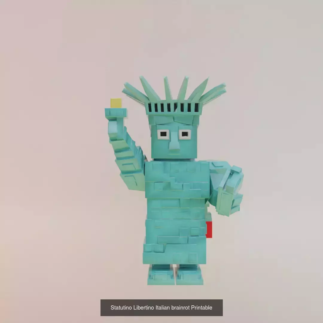 Italian brainrot Characters Printable v6 3D Model Collection_9