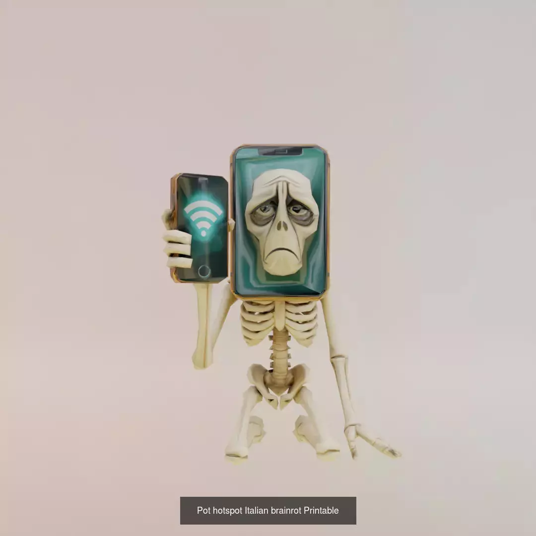 Italian brainrot Characters Printable v6 3D Model Collection_8