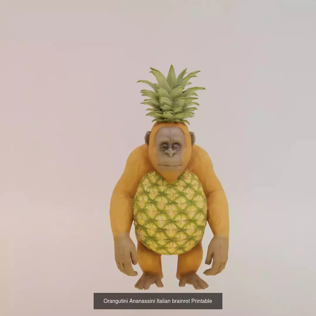 Italian brainrot Characters Printable v6 3D Model Collection_4