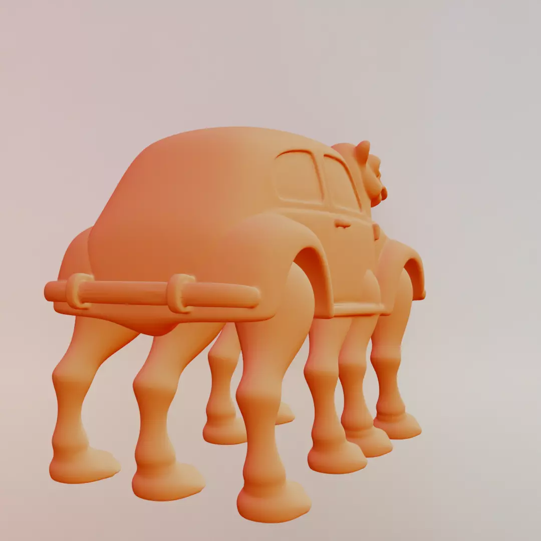 Tracotucotulu Delapeladustuz Italian brainrot Printable 3D print model_8