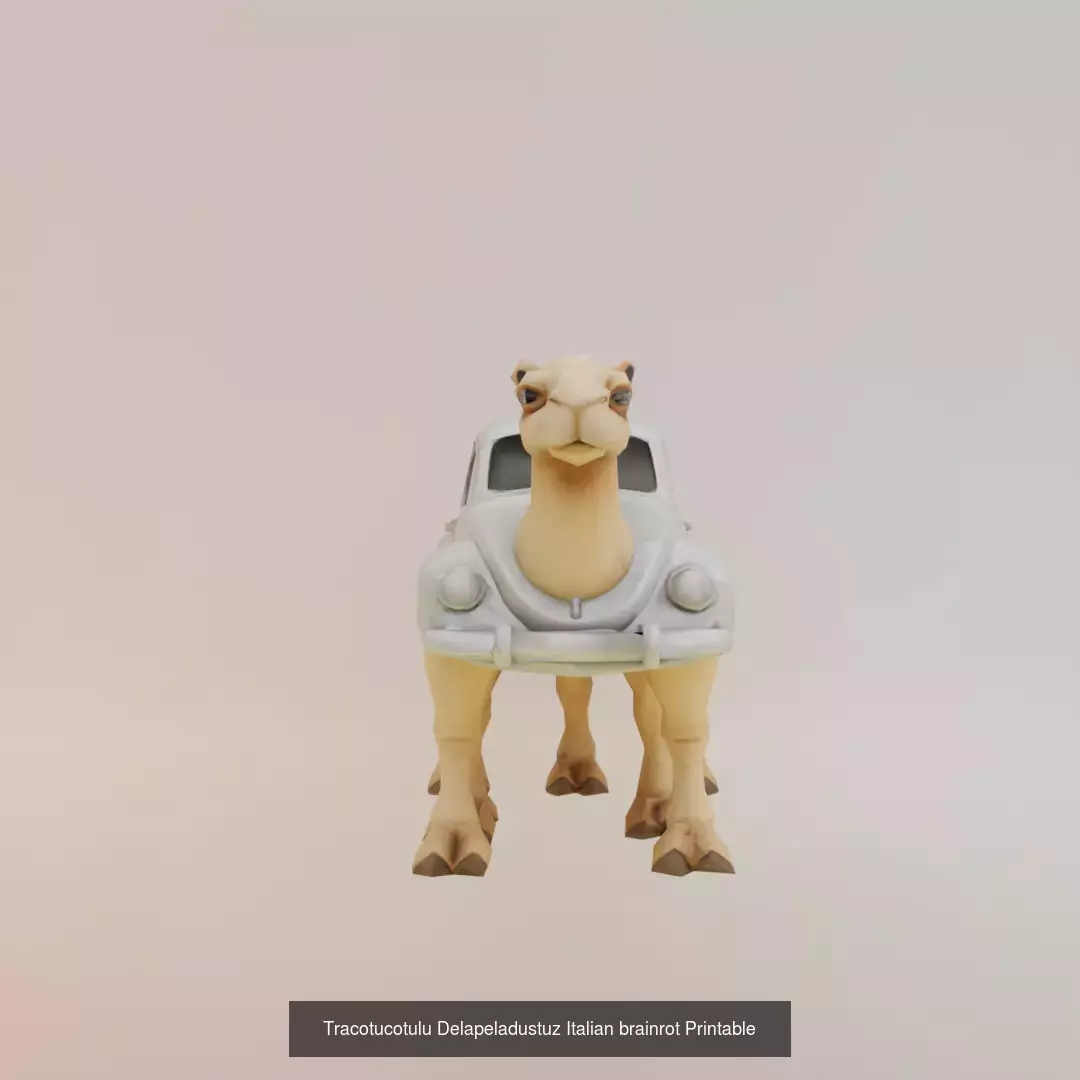 Italian brainrot Characters Printable v7 3D Model Collection_9