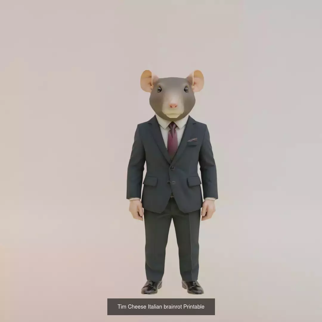 Italian brainrot Characters Printable v7 3D Model Collection_5