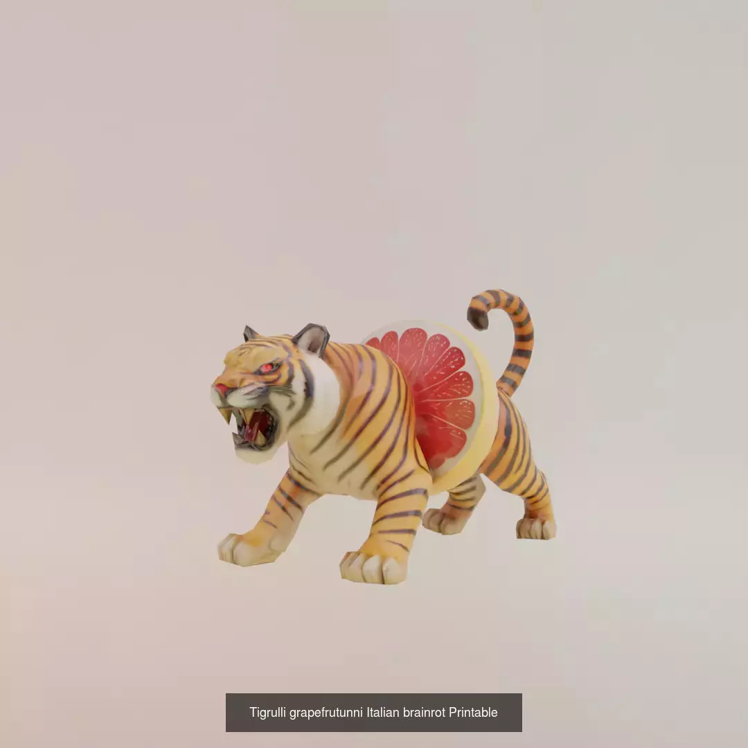 Italian brainrot Characters Printable v7 3D Model Collection_4