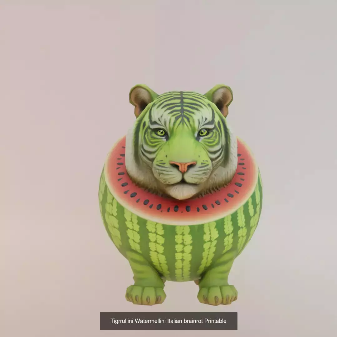 Italian brainrot Characters Printable v7 3D Model Collection_3