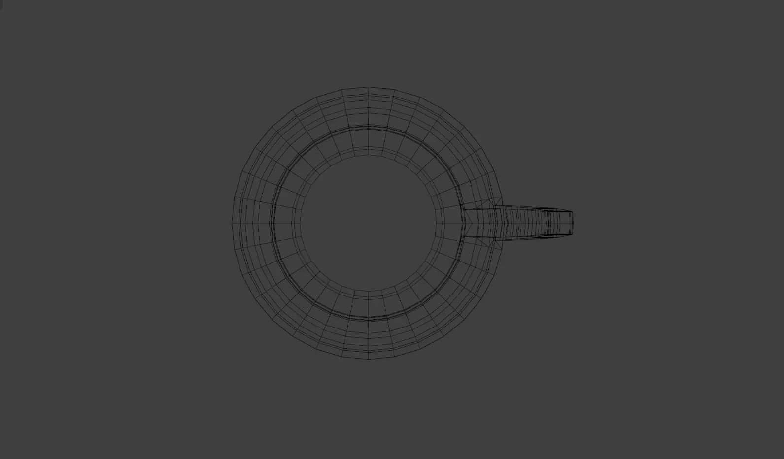 Cup for coffee Low-poly 3D model_6