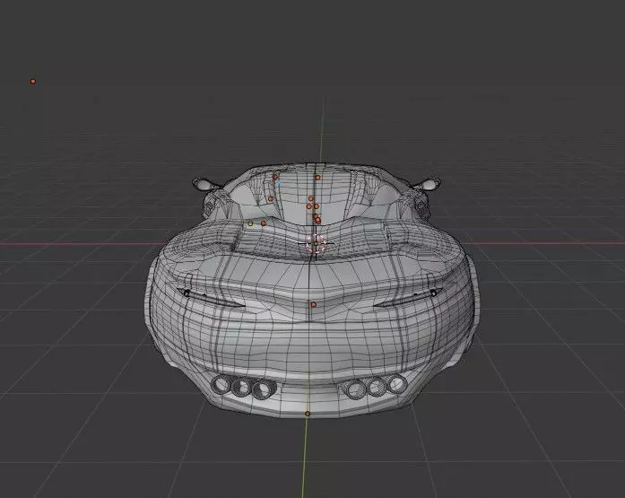 Realistic Supercar 3D Model Original Design Low-poly 3D model_13