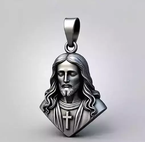 Jesus Pendant 3d printable
