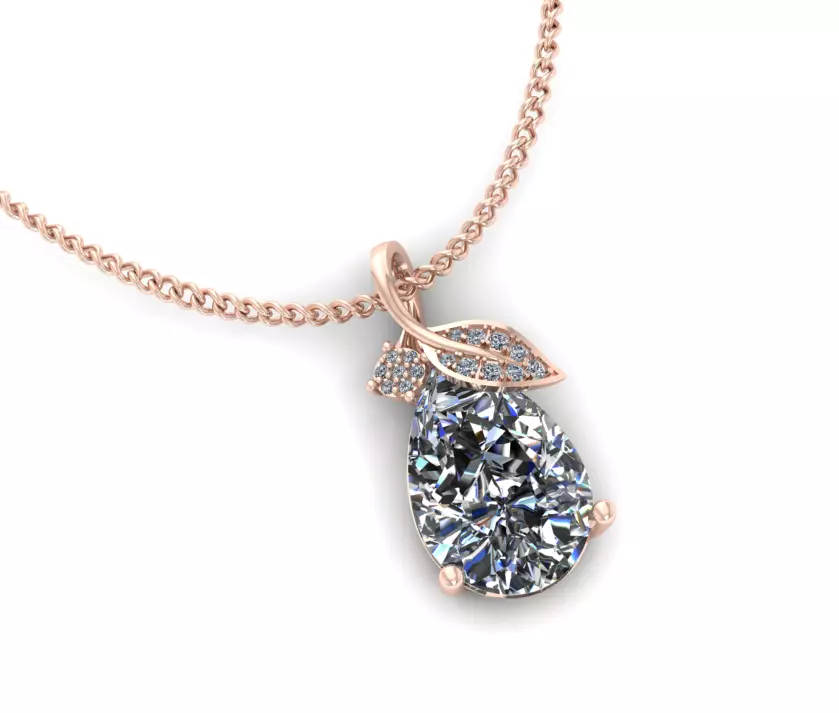 Pear Pendants Diamond CG11 3D print model