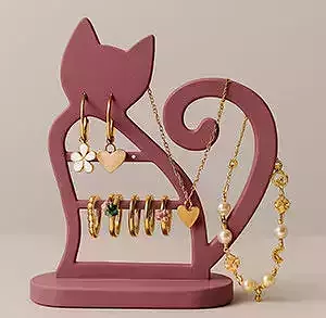 The Cat Silhouette Jewelry Organizer