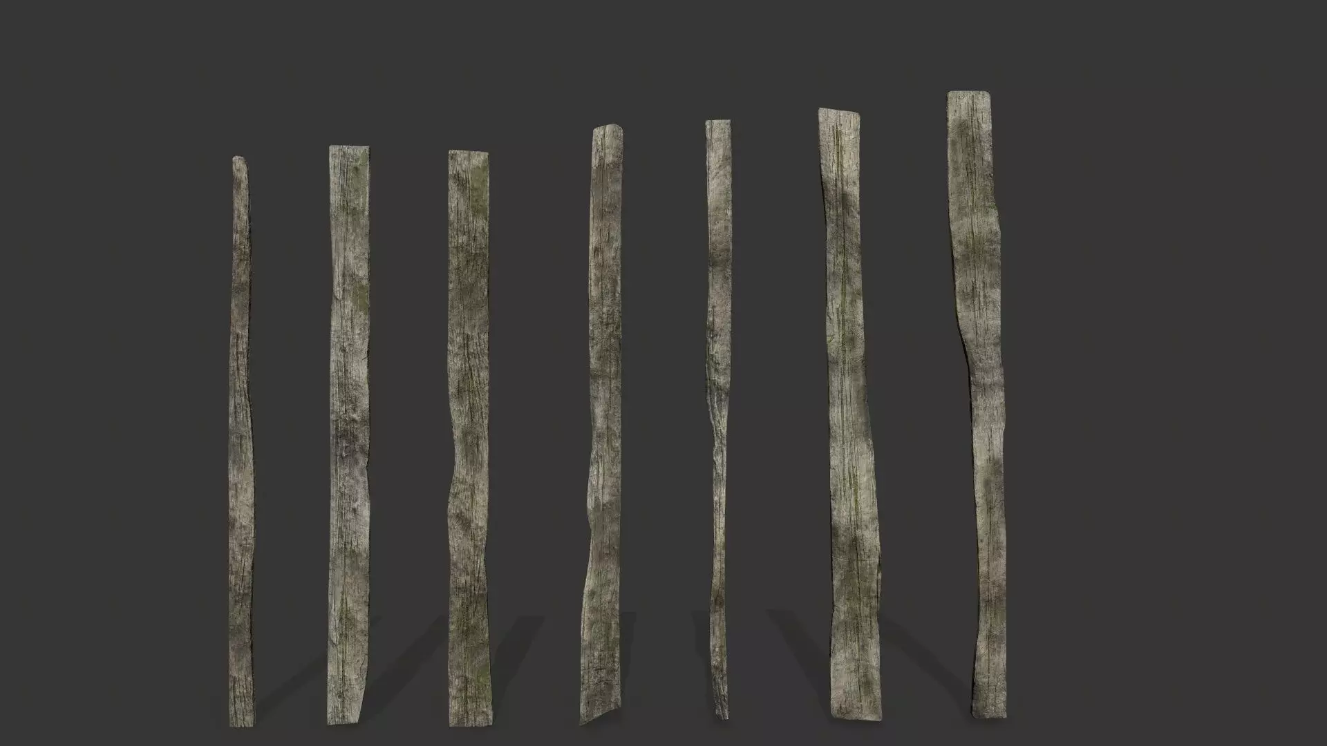 old woods Low-poly 3D model_8