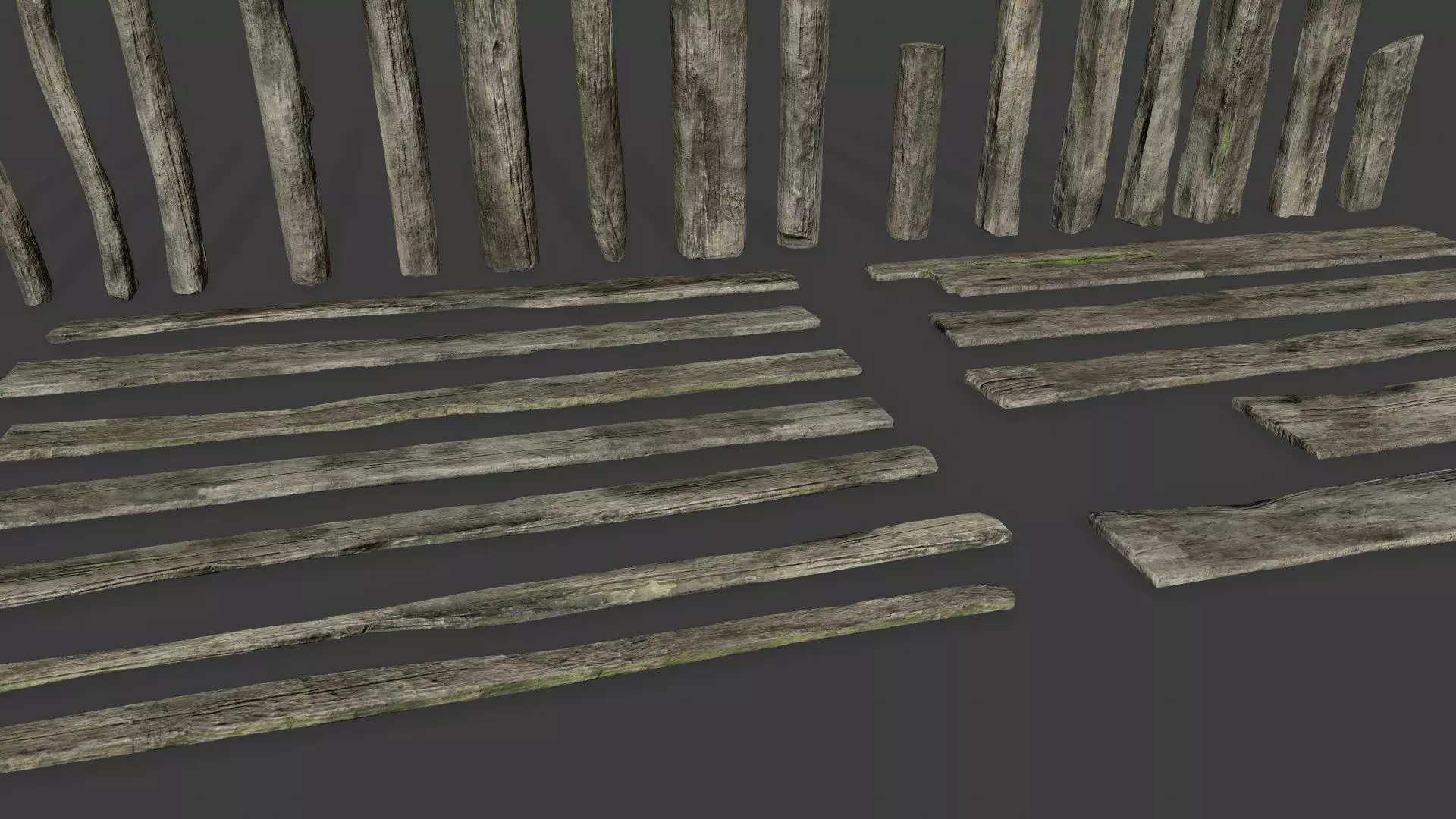 old woods Low-poly 3D model_16