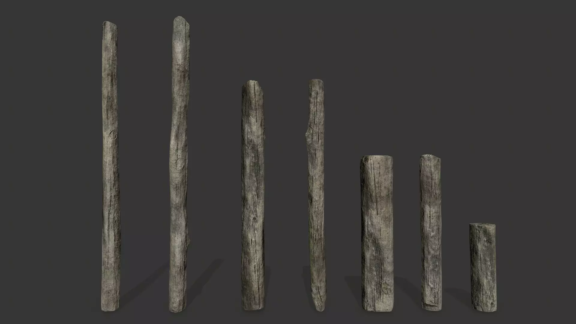 old woods Low-poly 3D model_6