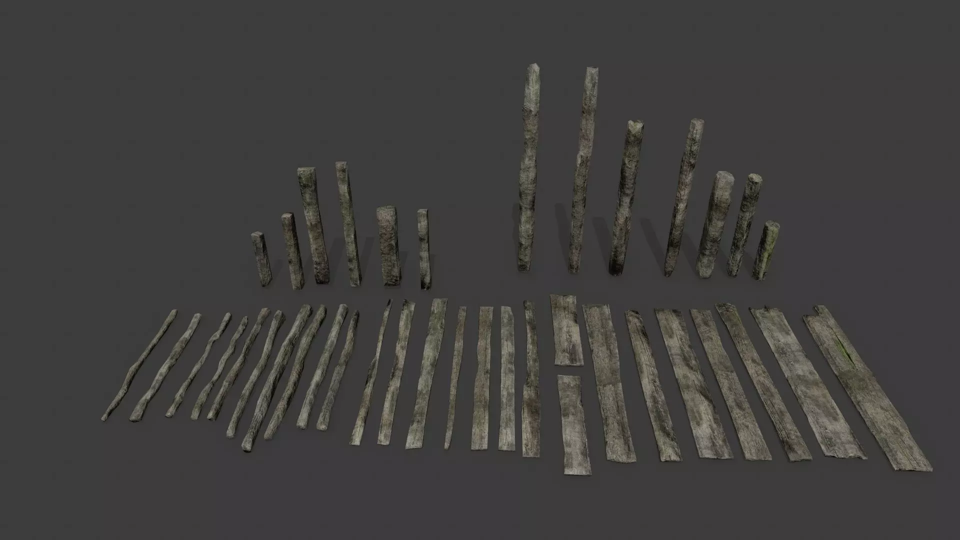 old woods Low-poly 3D model_18