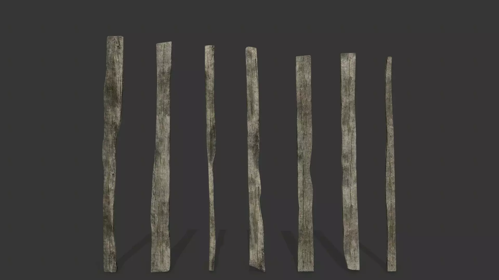 old woods Low-poly 3D model_2