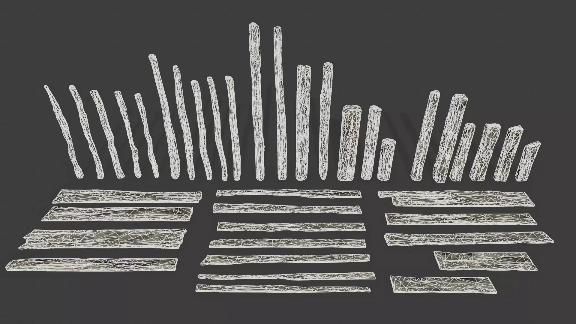 old woods Low-poly 3D model_20