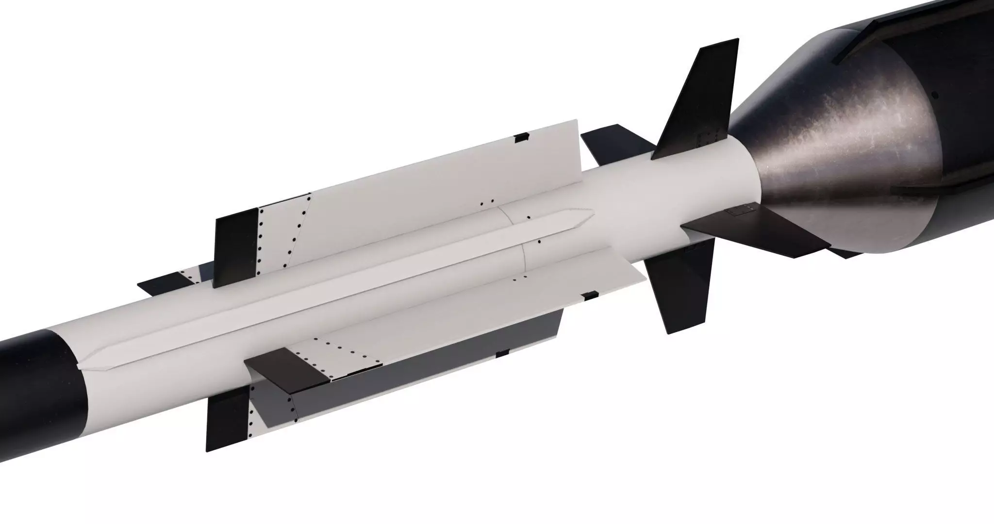 Aster 30 anti-aircraft missiles 3D model_5