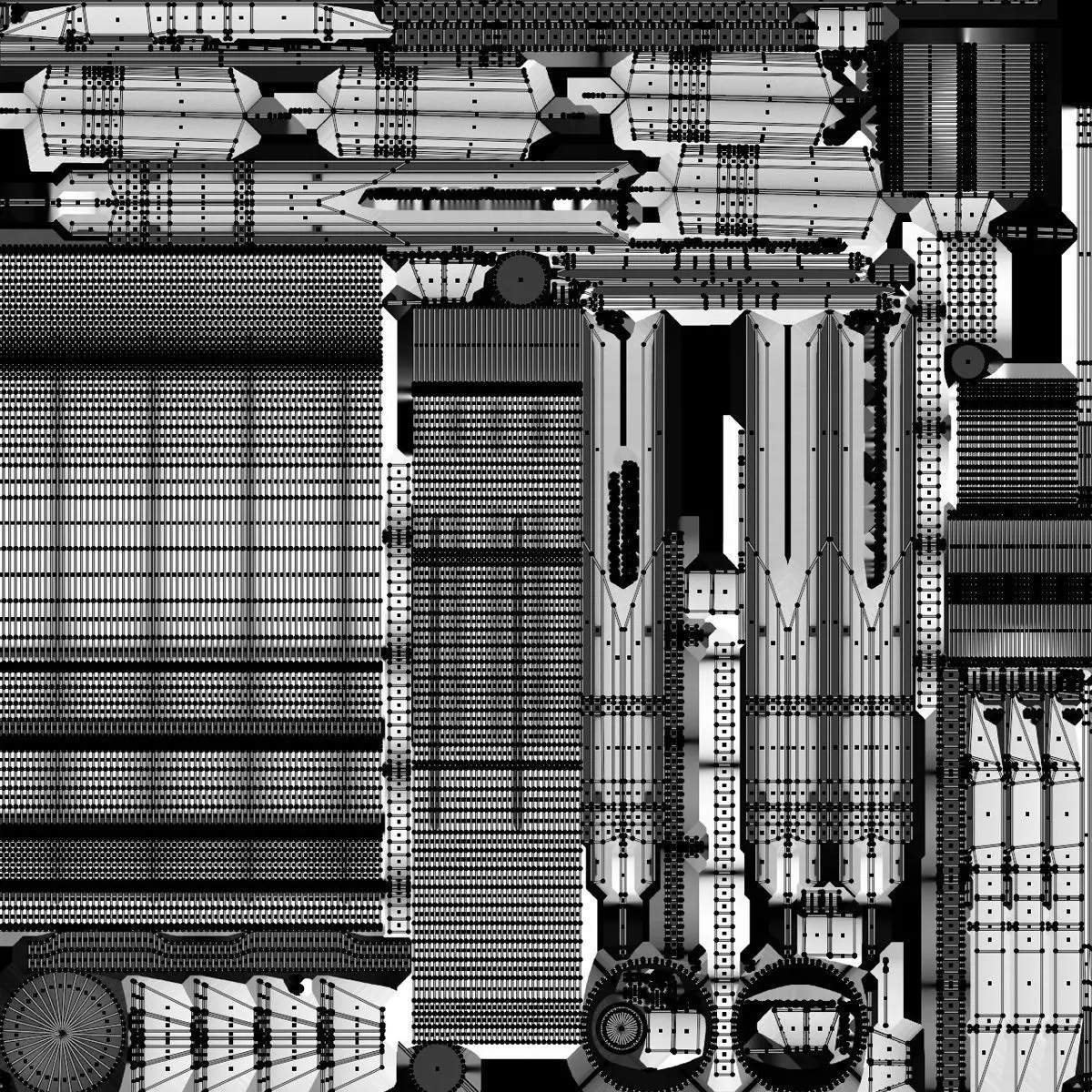 Aster 30 anti-aircraft missiles 3D model_14