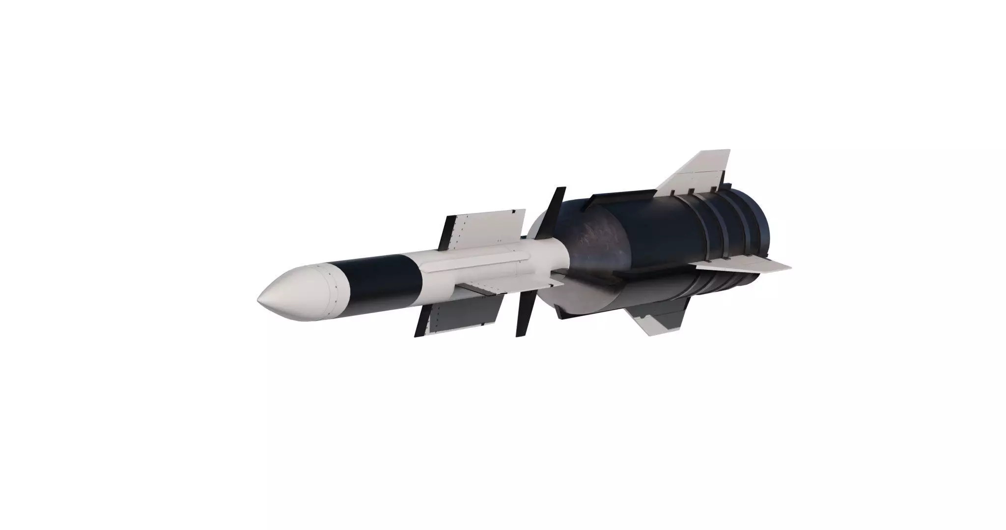 Aster 30 anti-aircraft missiles 3D model_2