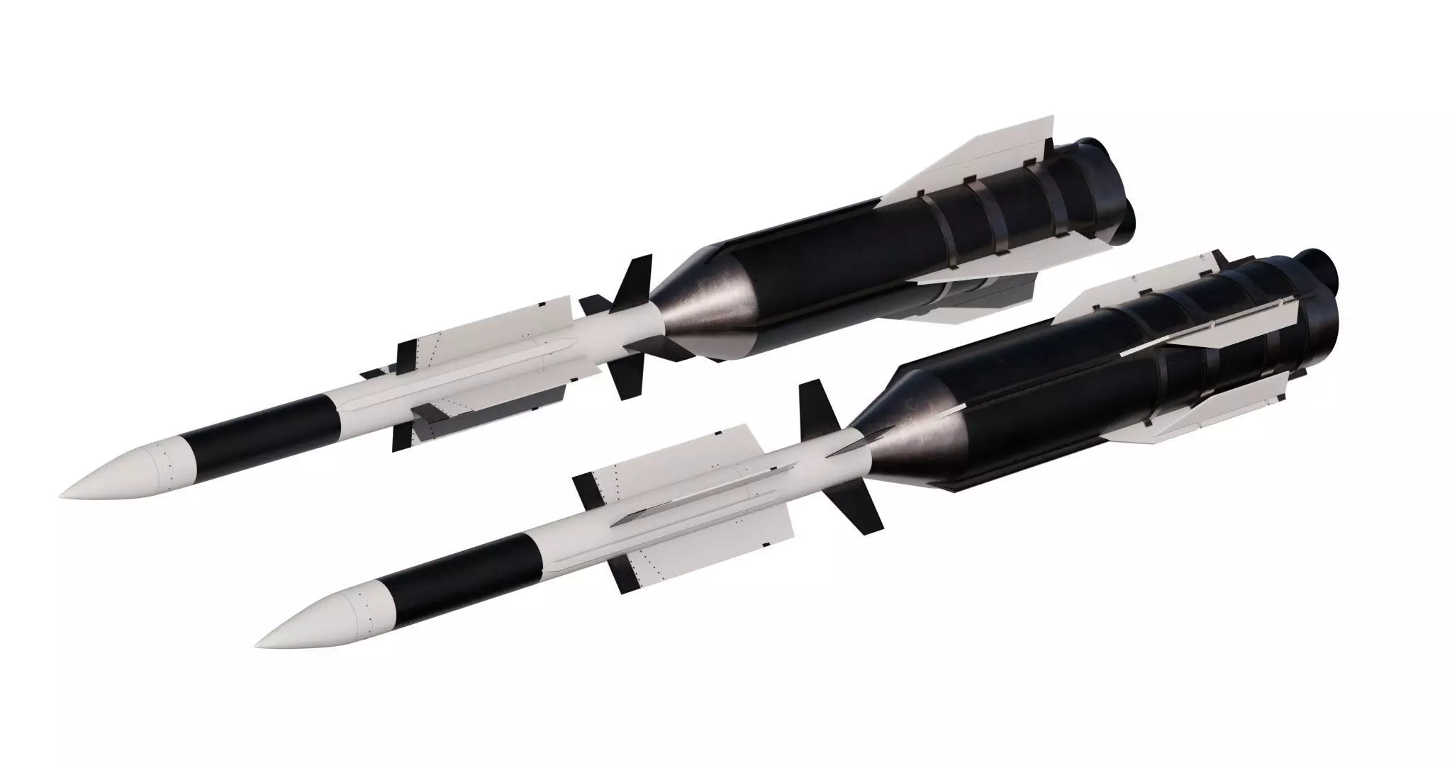 Aster 30 anti-aircraft missiles 3D model_11
