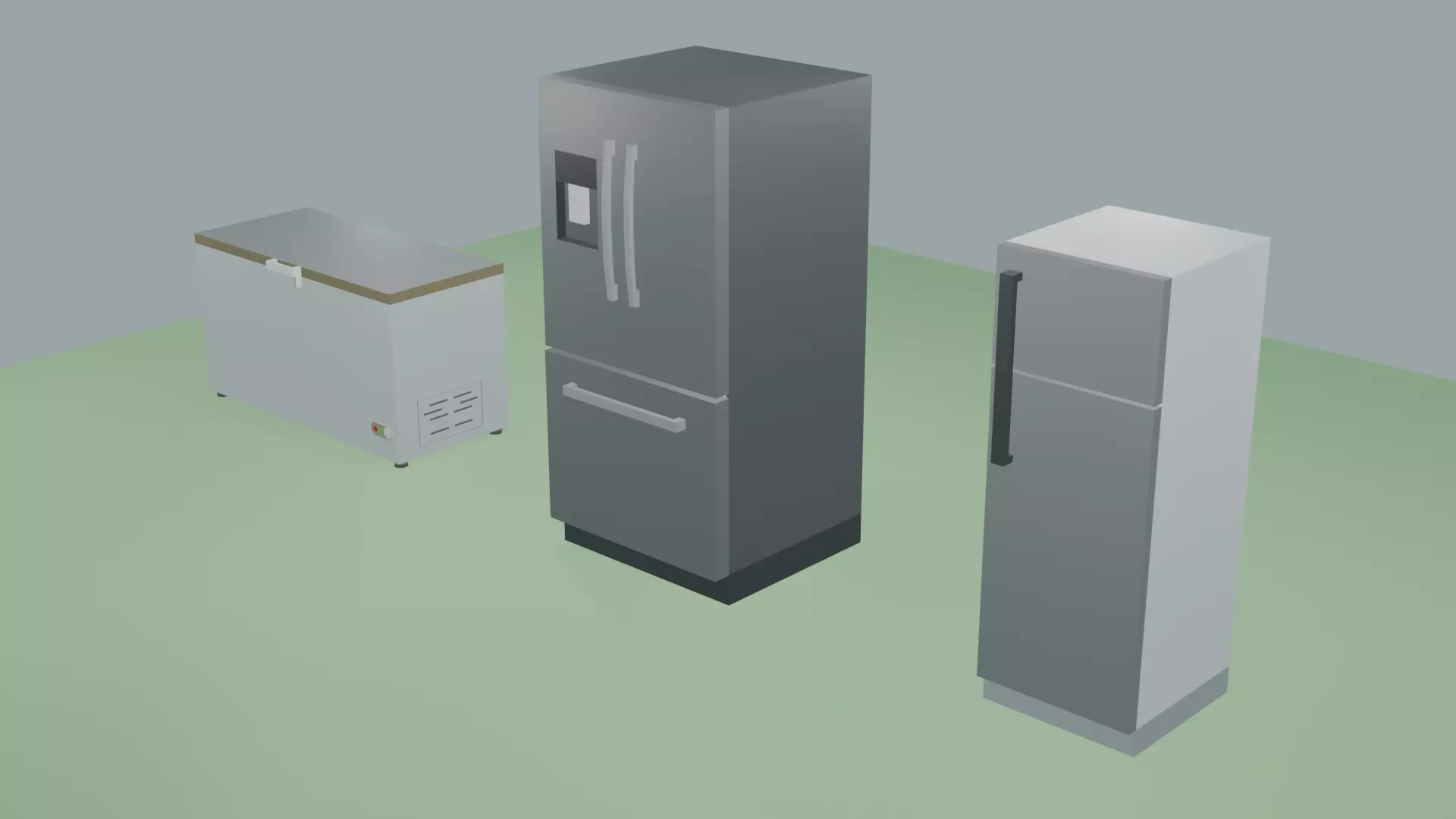 Refrigerators  Free 3D model_0