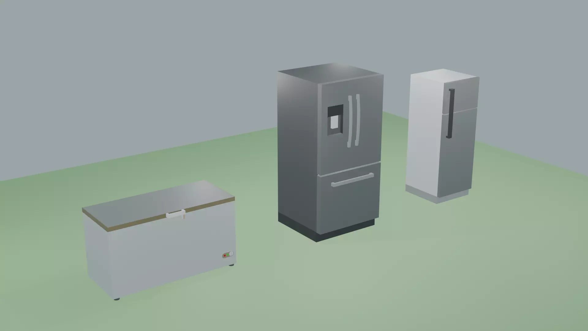 Refrigerators  Free 3D model_3