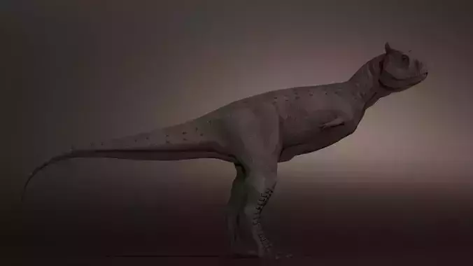 Carnotaurus dinosaur Low-poly 3D model