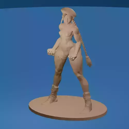 Sexy Toon Fighter Girl