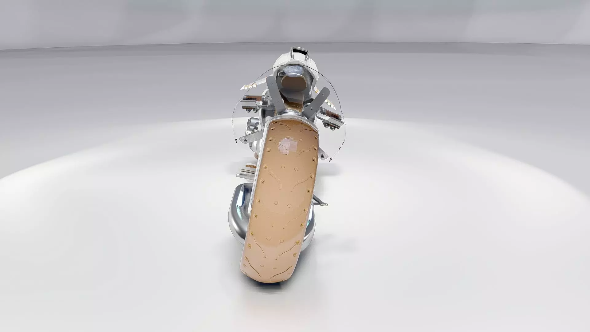 Futuristic Motorcycle 3D model_8