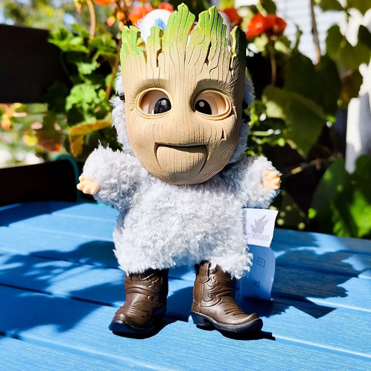 Labubu Baby Groot Mask 3D print model_2