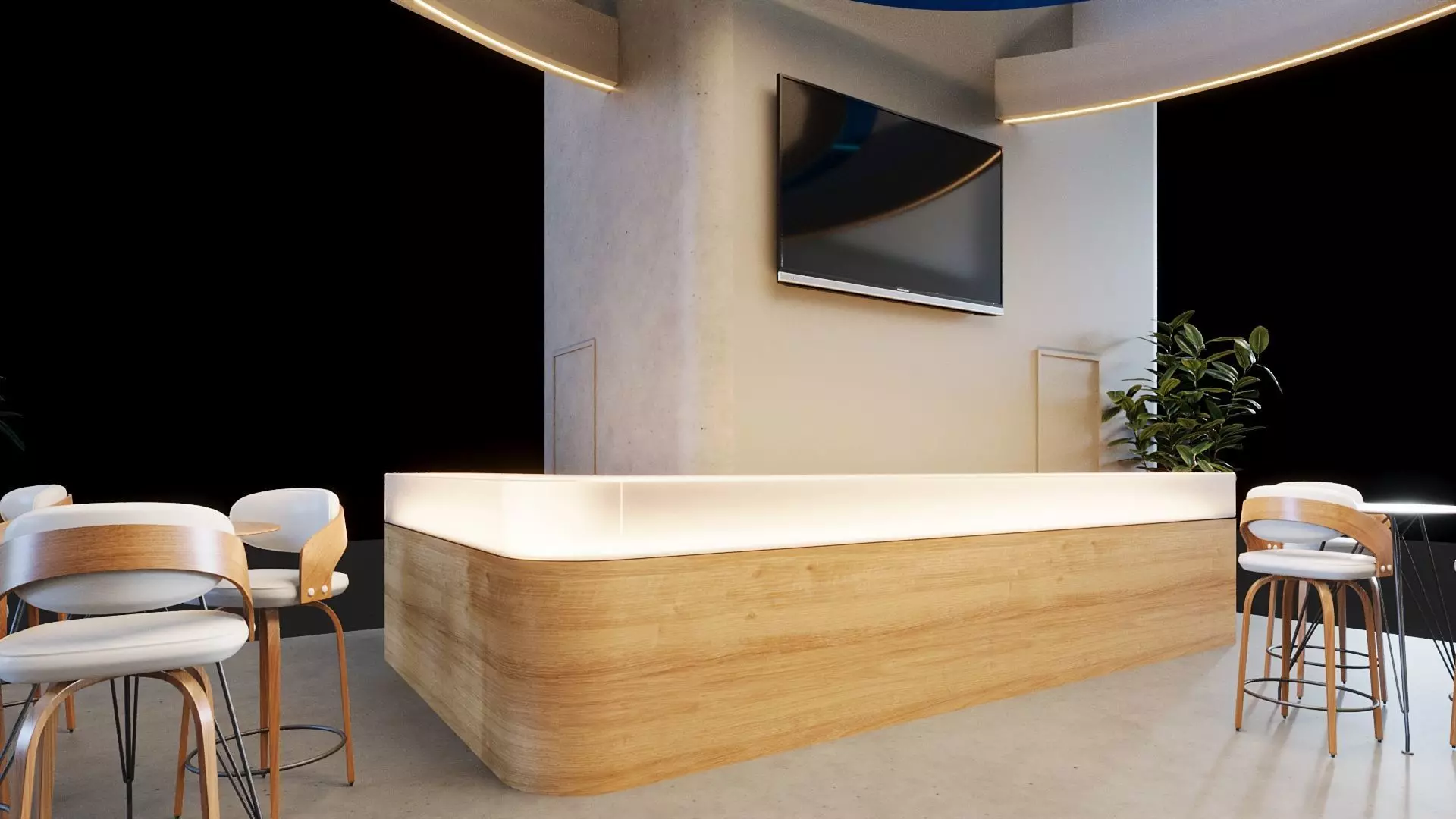 Exhibition Stand - 09m x 09m 3D model - 81m 3D model 3D model_5