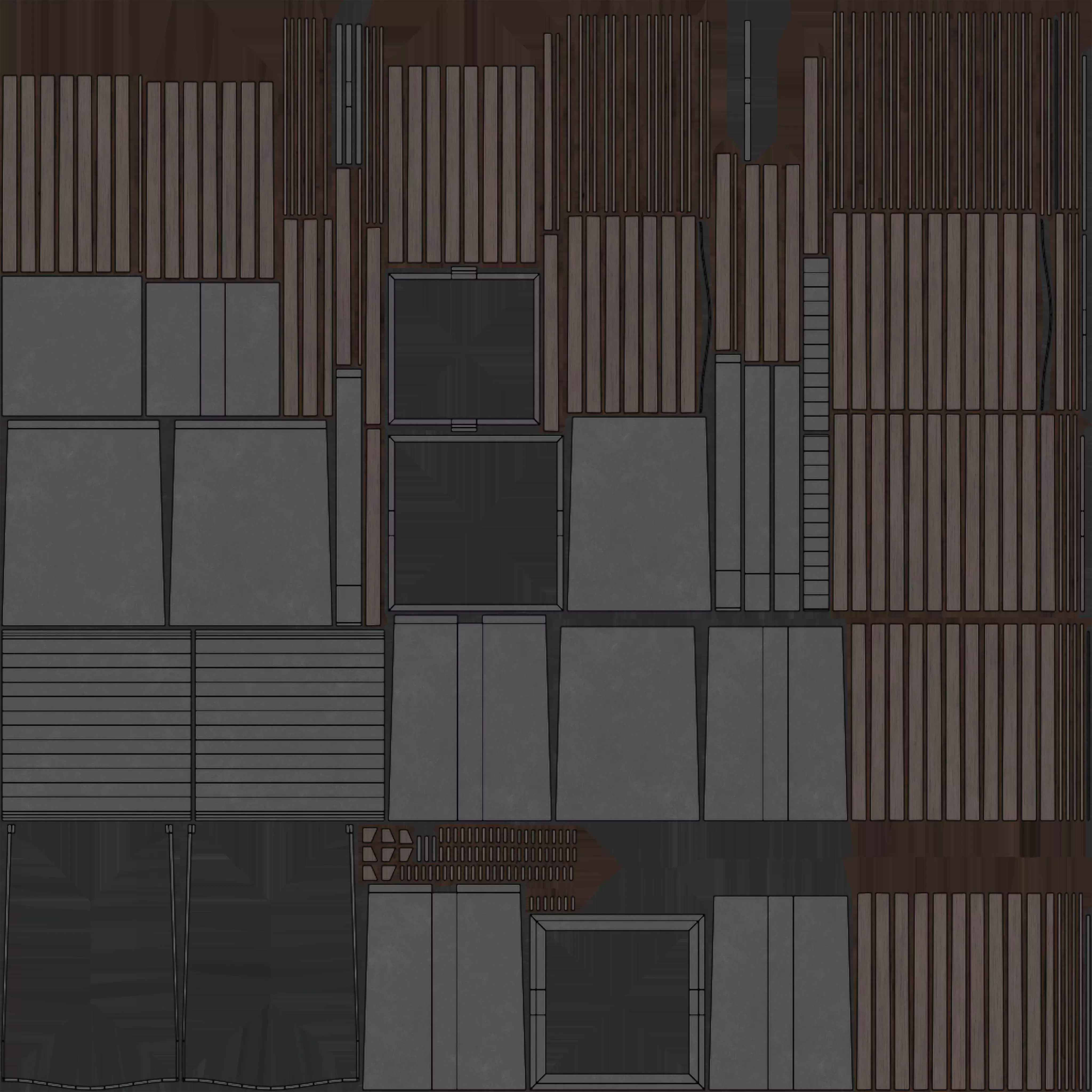 Street Trash Bin V1 Low-poly 3D model_7