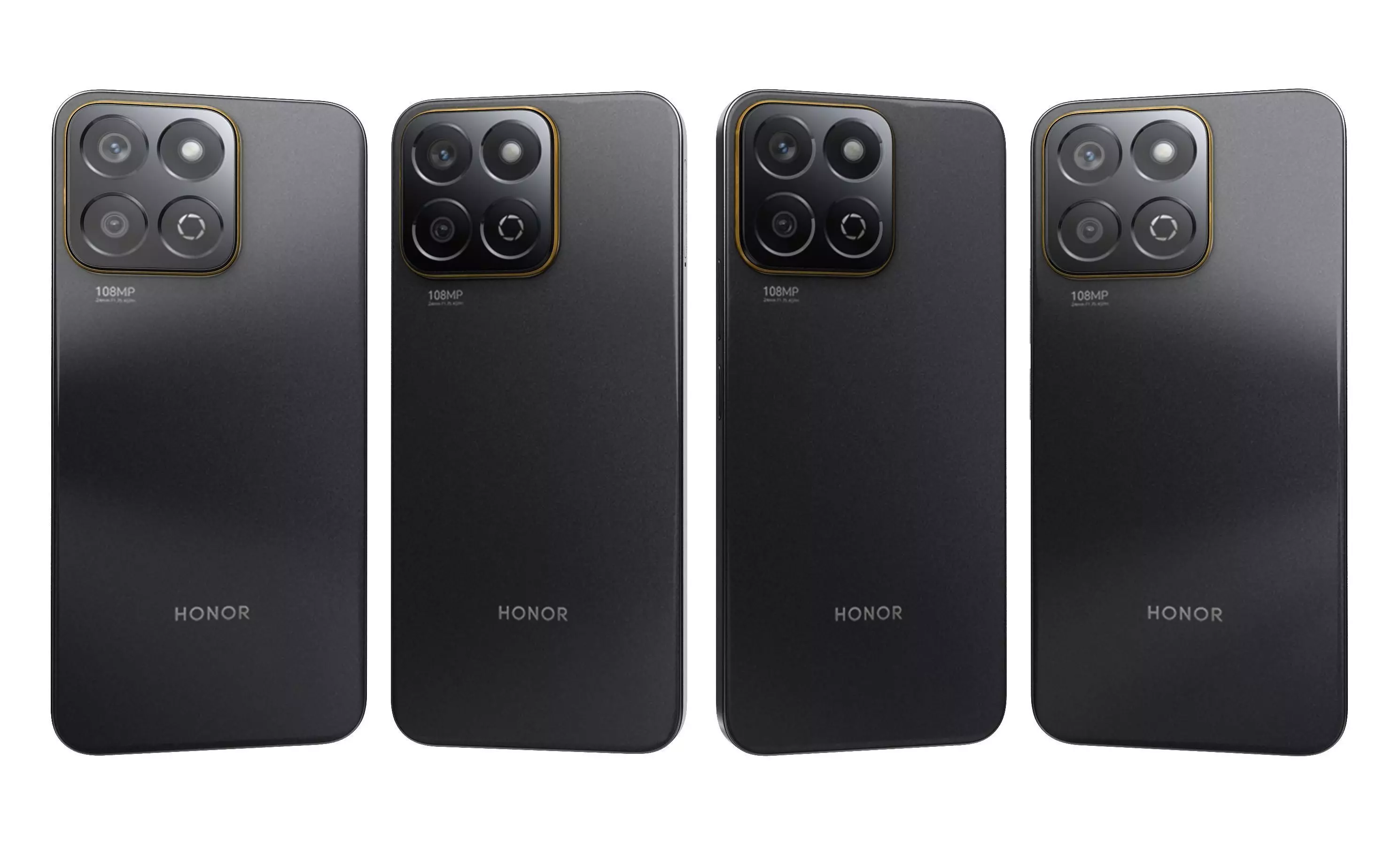 Honor X7c Black 3D model_27