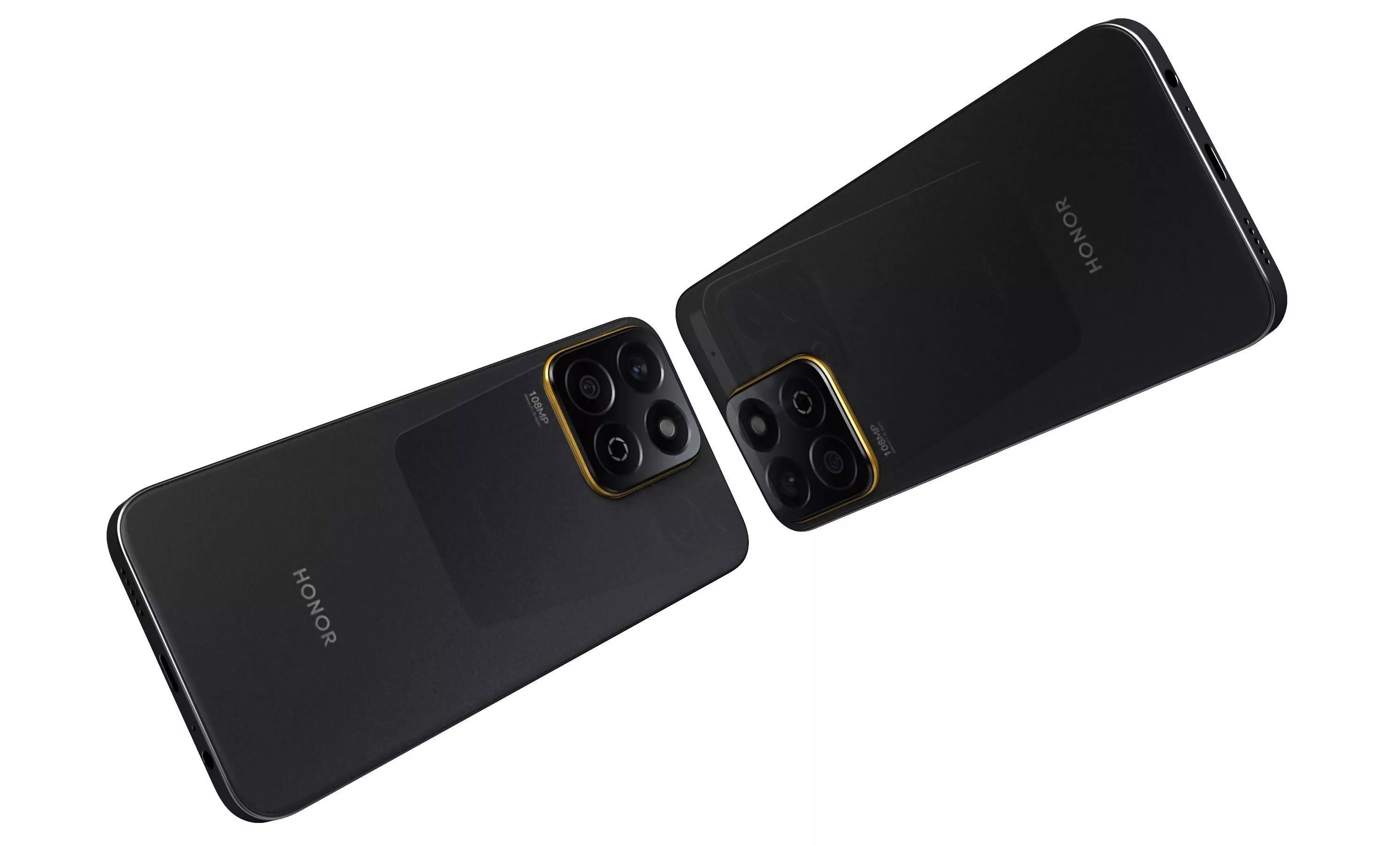 Honor X7c Black 3D model_6