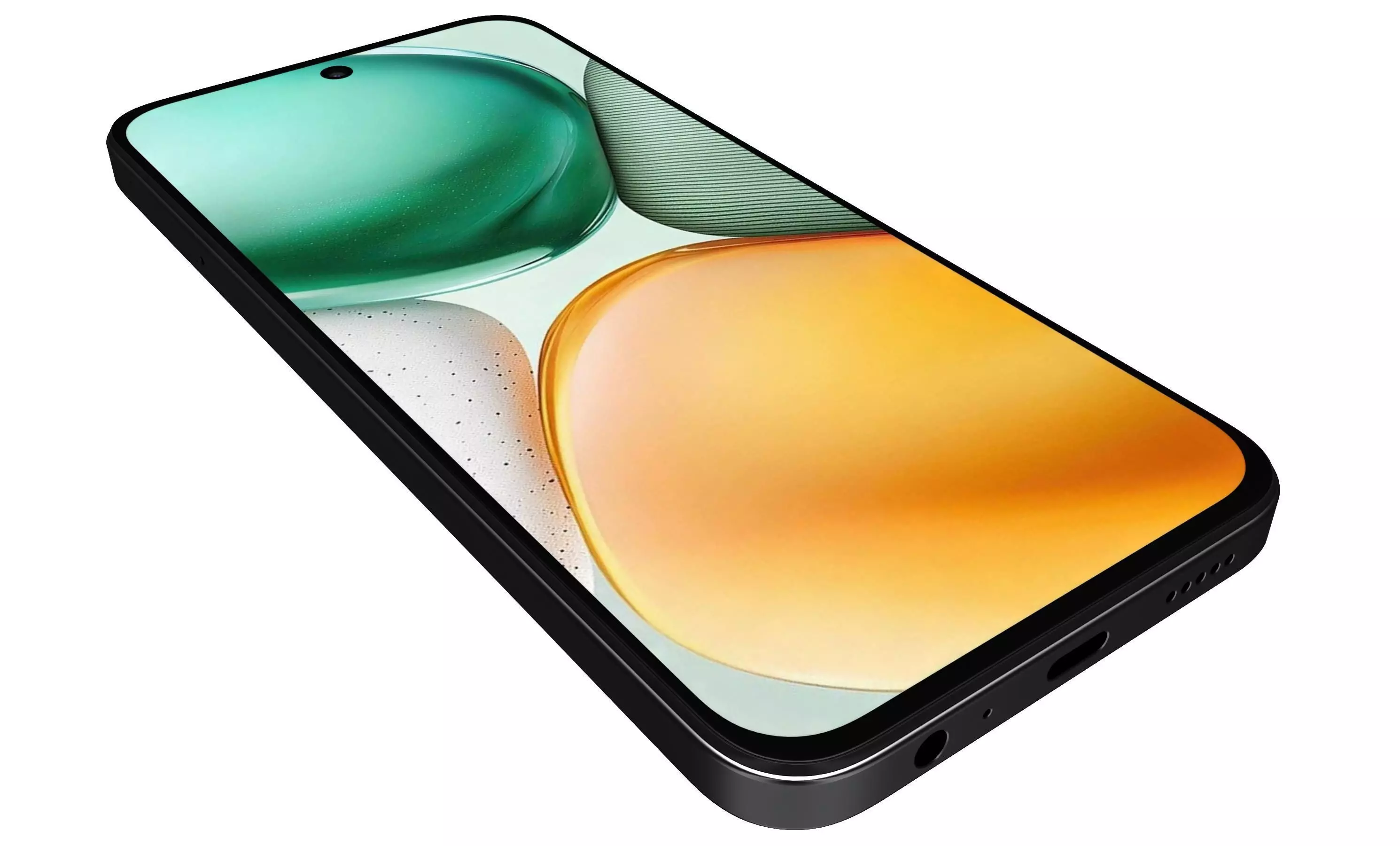 Honor X7c Black 3D model_2